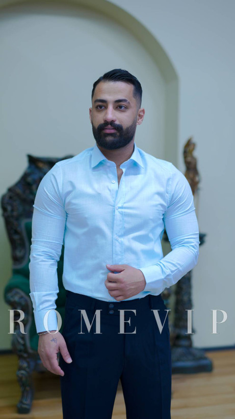 پیراهن مردانه تابستانه مدل لنین - روم وی آی پی