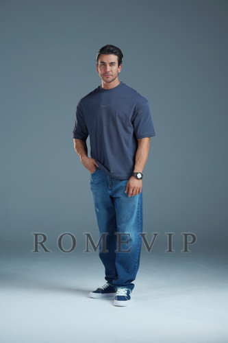 تیشرت باکسی گلدوزی مردانه ROME VIP