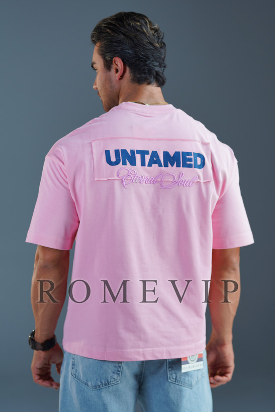 تیشرت باکسی گلدوزی مردانه ROME VIP