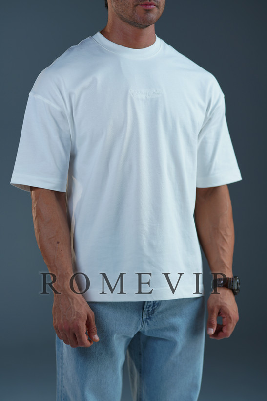 تیشرت باکسی گلدوزی مردانه ROME VIP