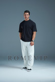 تیشرت باکسی گلدوزی مردانه ROME VIP