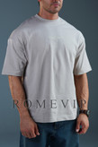 تیشرت باکسی گلدوزی مردانه ROME VIP