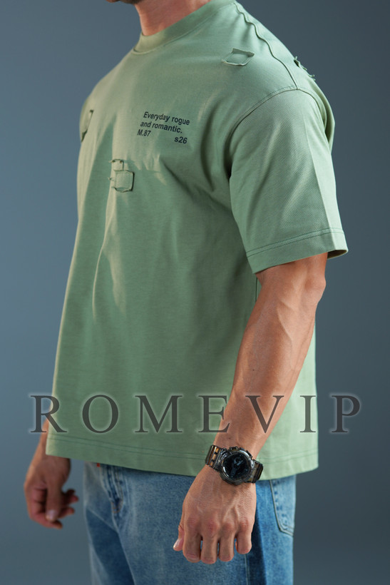 تیشرت باکسی تیکه دوزی مردانه ROME VIP