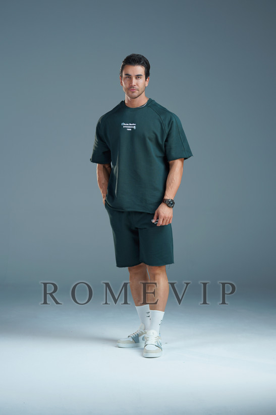 ست تیشرت و شلوارک مردانه گرم بالا ROME VIP